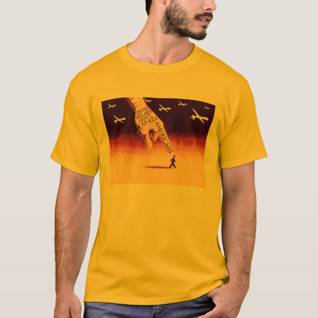 Obama Drones & Krig Crimes Tee (Framsida)