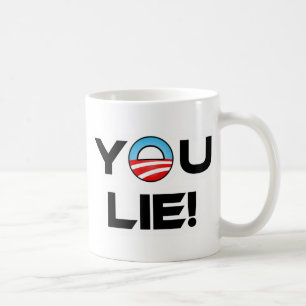 Obama Du Ljuger Kaffemugg