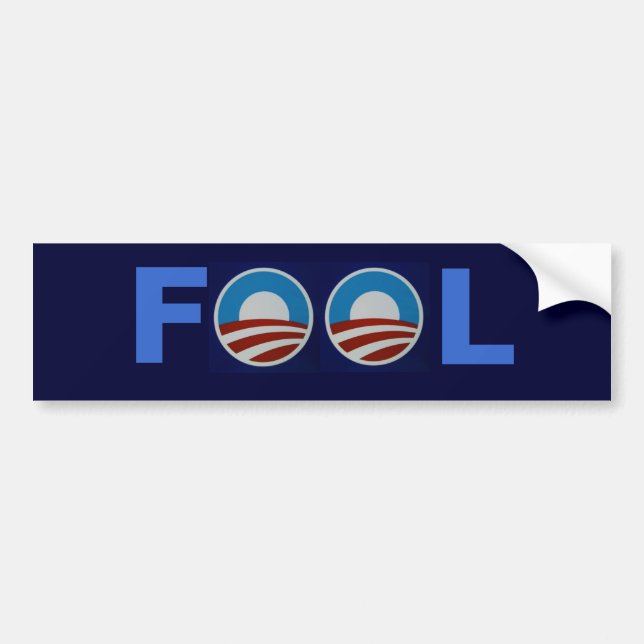 Obama dumbommen bildekal (Framsidan)