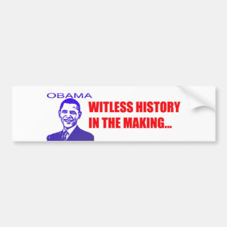 Obama dumskalle bildekal