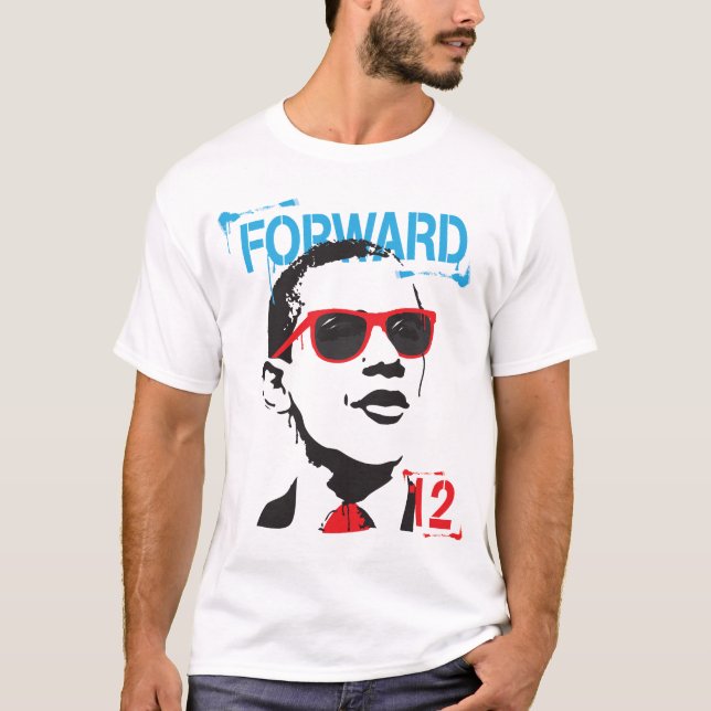 Obama eftersänder skjortan för 2012 T T Shirt (Framsida)