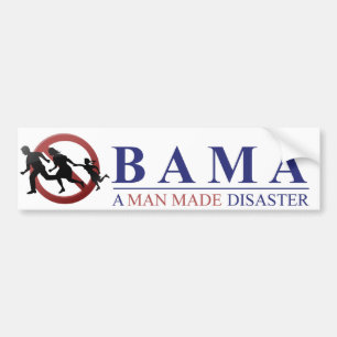 Obama - en konstgjord katastrof: Amnesti Bildekal