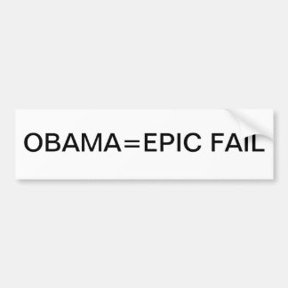 Obama= EPISK KUGGNING Bildekal