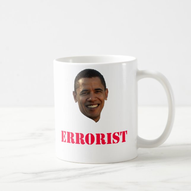Obama Errorist mugg (Höger)