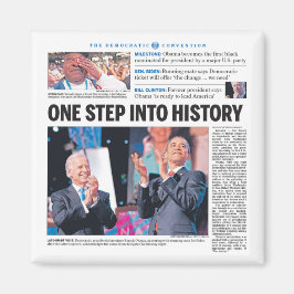 Obama: Ett steg in i historien Magnet
