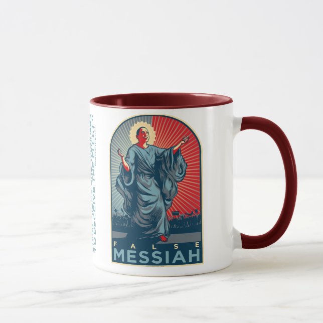 Obama falsk Messiah Mugg (Höger)