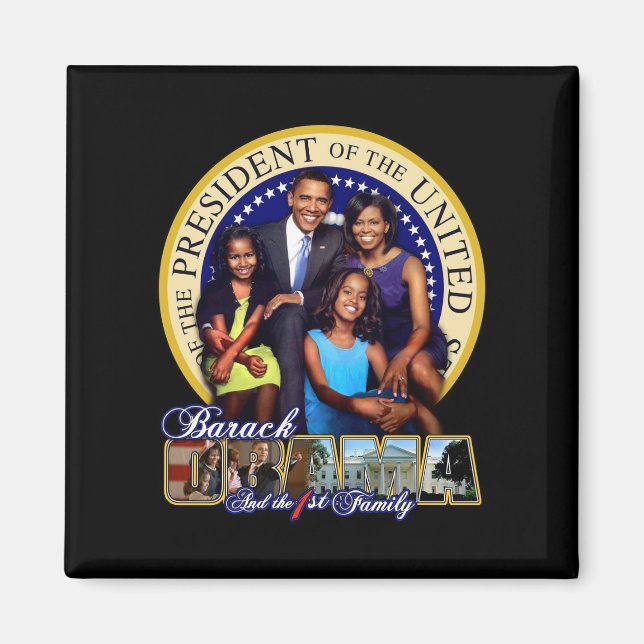 Obama-familjens magnet (Framsidan)