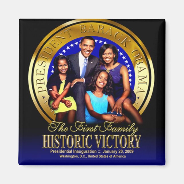 Obama Family Seal Magnet (Framsidan)