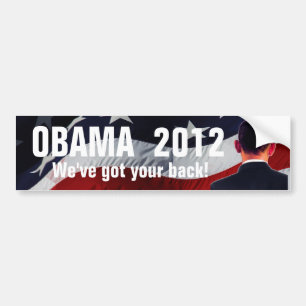 Obama fick din tillbaka bildekal 2012
