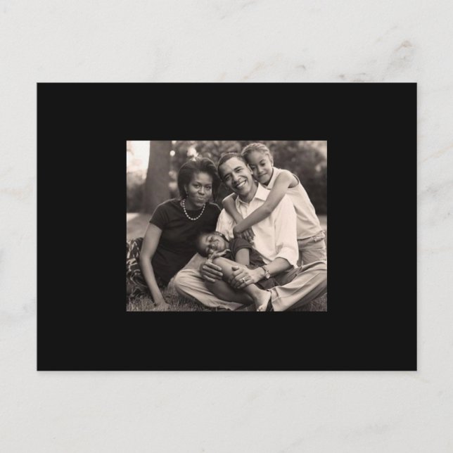 Obama-First-familjen Vykort (Framsida)