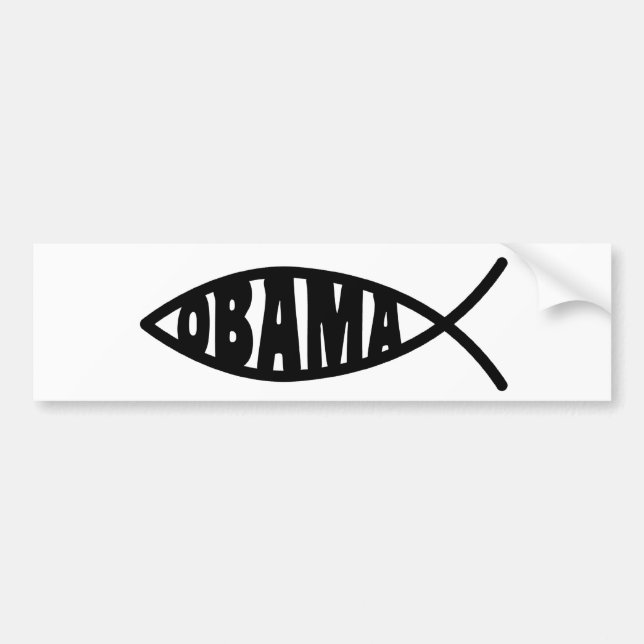 Obama fisk bildekal (Framsidan)
