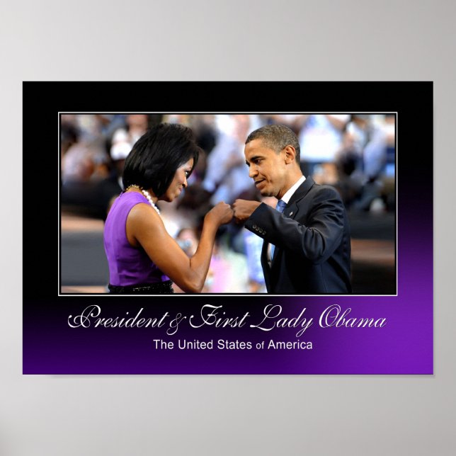 Obama Fist Bump Poster (Framsidan)