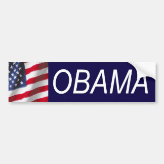 Obama flagga, skräddarsy bildekal -