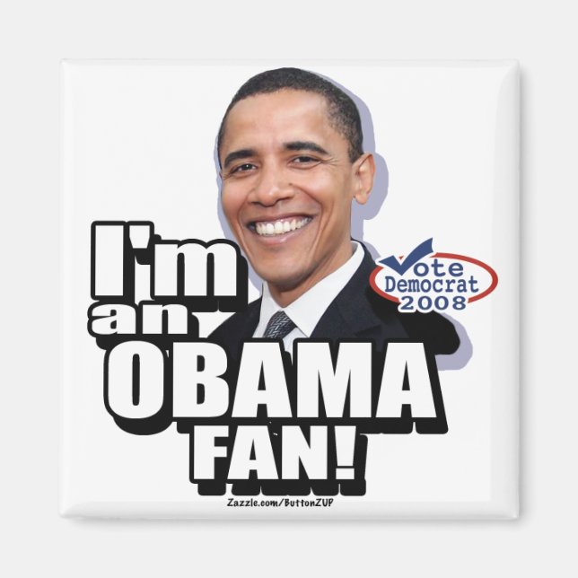 Obama Fläkt Magnet (Framsidan)
