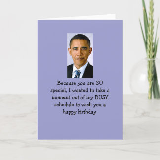 Obama födelsedagönskemål kort