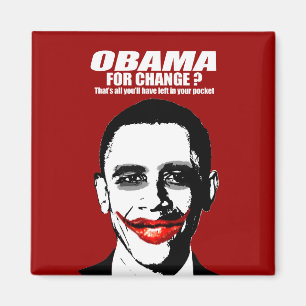 OBAMA FÖR ÄNDRING - SOM ÄR ALLA ska DINA HAR Magnet