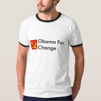 Obama för ändring t shirt