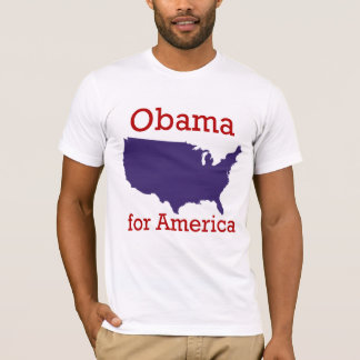 Obama för den Amerika T-tröja T-shirt
