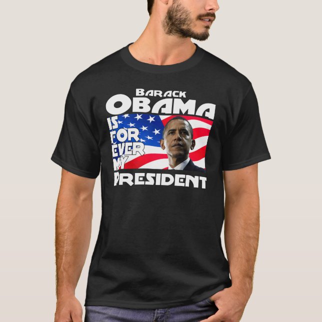 Obama för evigt t shirt (Framsida)