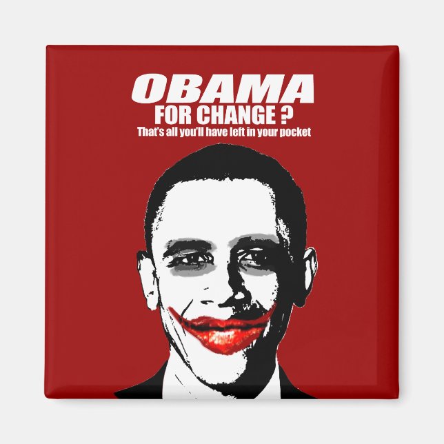 OBAMA FÖR FÖRÄNDRING - DET SOM ALLA HAR LÄMNAT MAGNET (Framsidan)