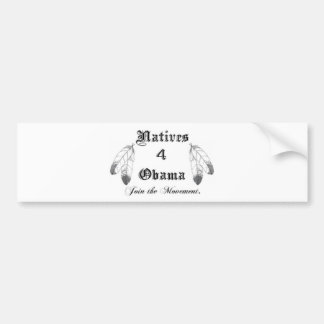 Obama för infödingar 4 bildekal