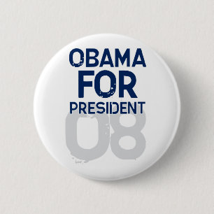 OBAMA för president 08 - knäppas Knapp