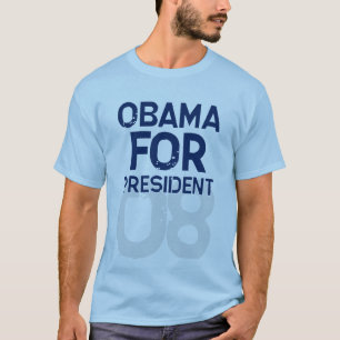 Obama för president 08 t shirt