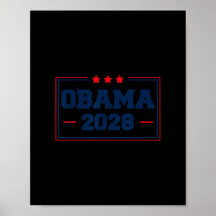Obama För President 2028 Rösta Val Barak Obama Poster