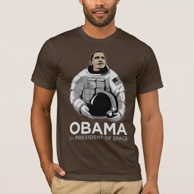 Obama för president av utrymme tröja (Framsida)