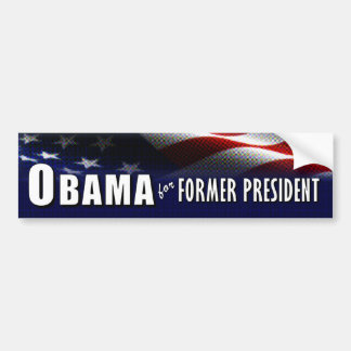 Obama för tidigare president bildekal