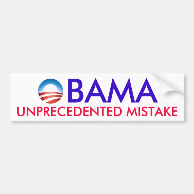 OBAMA - FÖRHETSAT MISSTAG BILDEKAL (Framsidan)