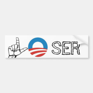 Obama förlorare bildekal