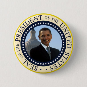 Obama förseglar blått knapp