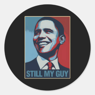 Obama Fortfarande min Guy Barack Obama Runt Klistermärke