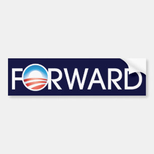 Obama Forward Logotyp Bildekal