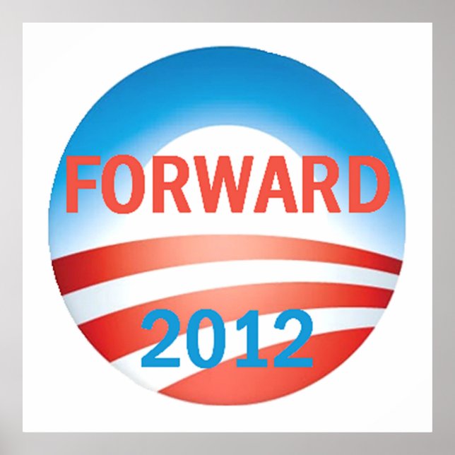 Obama FRAMÅT Poster (Framsidan)