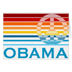 Obama fred hälsningskort