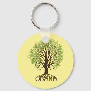 Obama fredträd Keychain Nyckelring