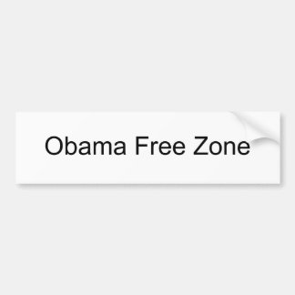 Obama frigör zon bildekal