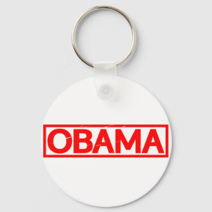 Obama Frimärke Nyckelring