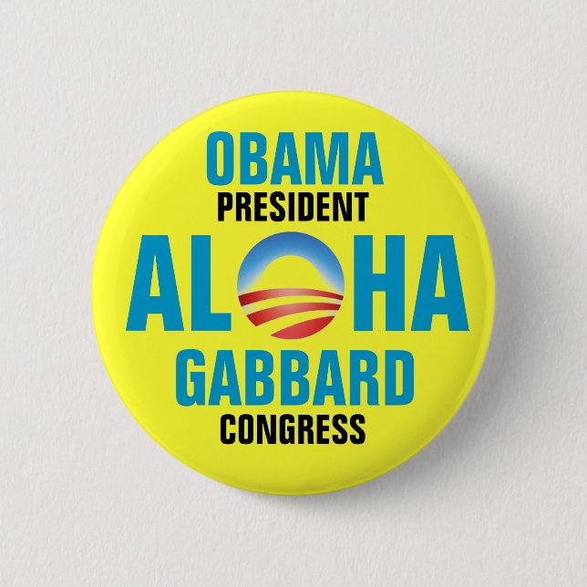 OBAMA/GABBARD 2012 KNAPP (Framsida)