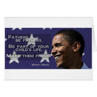 Obama Gör dina barn stolta OBS Kort