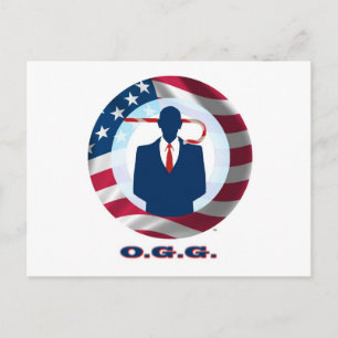 Obama Gotsta Go! Vykort