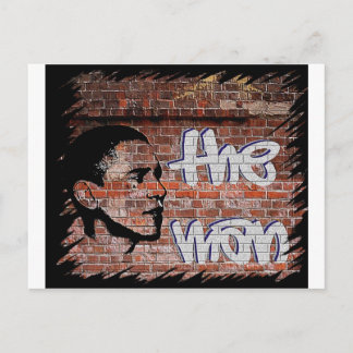 Obama Graffiti Vykort