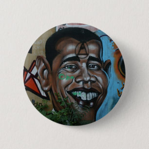 Obama grafitti knapp