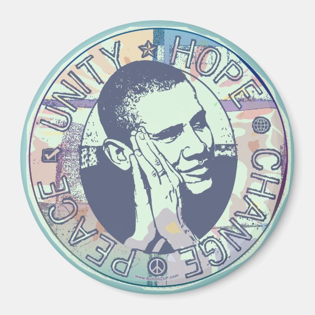 obama Groovy Dream Magnet (Framsidan)