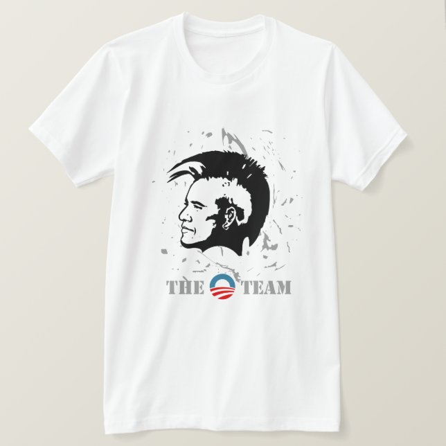 Obama-gruppen 2012 tee shirt (Design framsida)