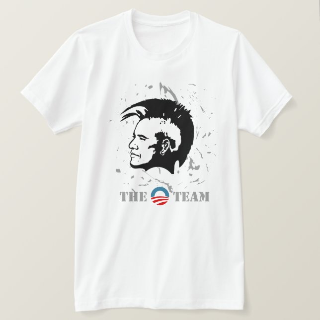 Obama-gruppen 2012 tee shirt (Design framsida)