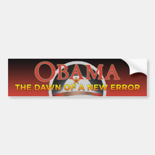 Obama - gryning av en ny felbildekal bildekal
