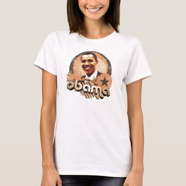Obama guld tee (Framsida)